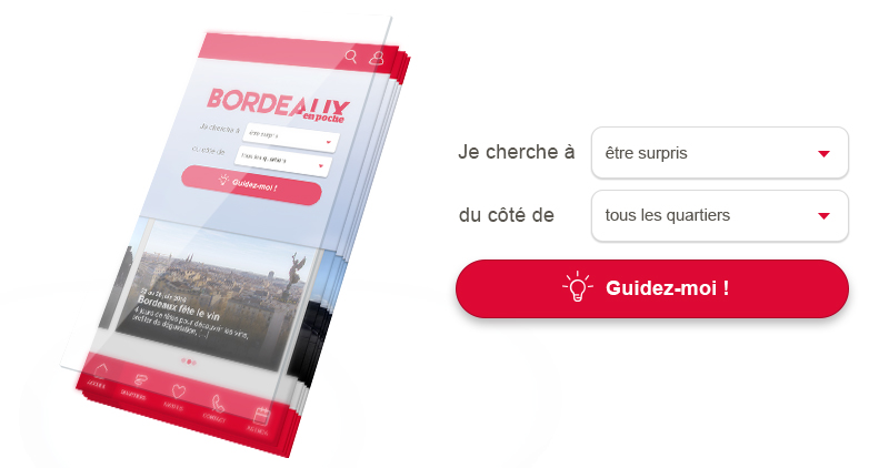 Application mobile pour la ville de Bordeaux